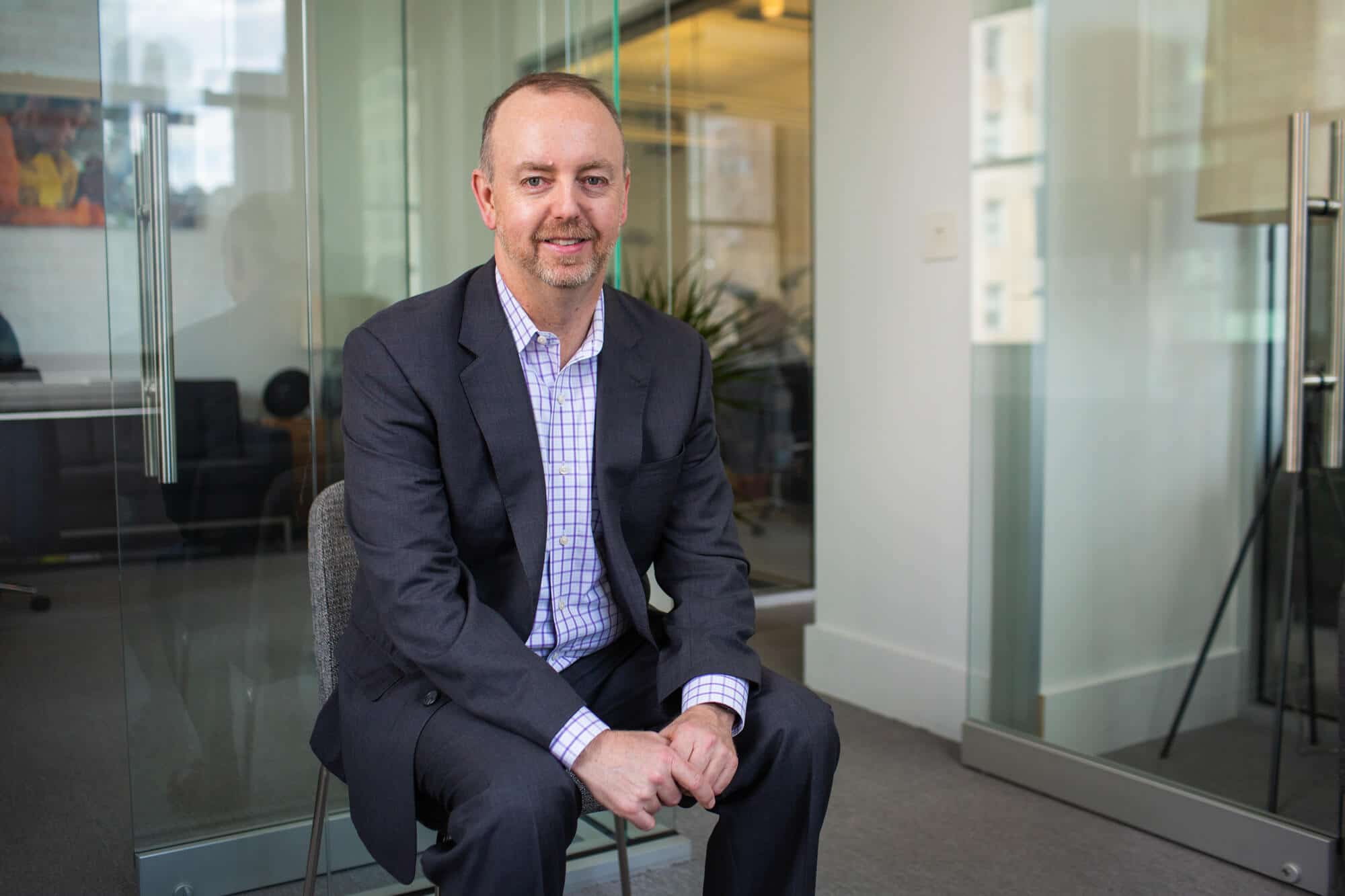 Gerard Cunningham in the Adjuvant Capital office.