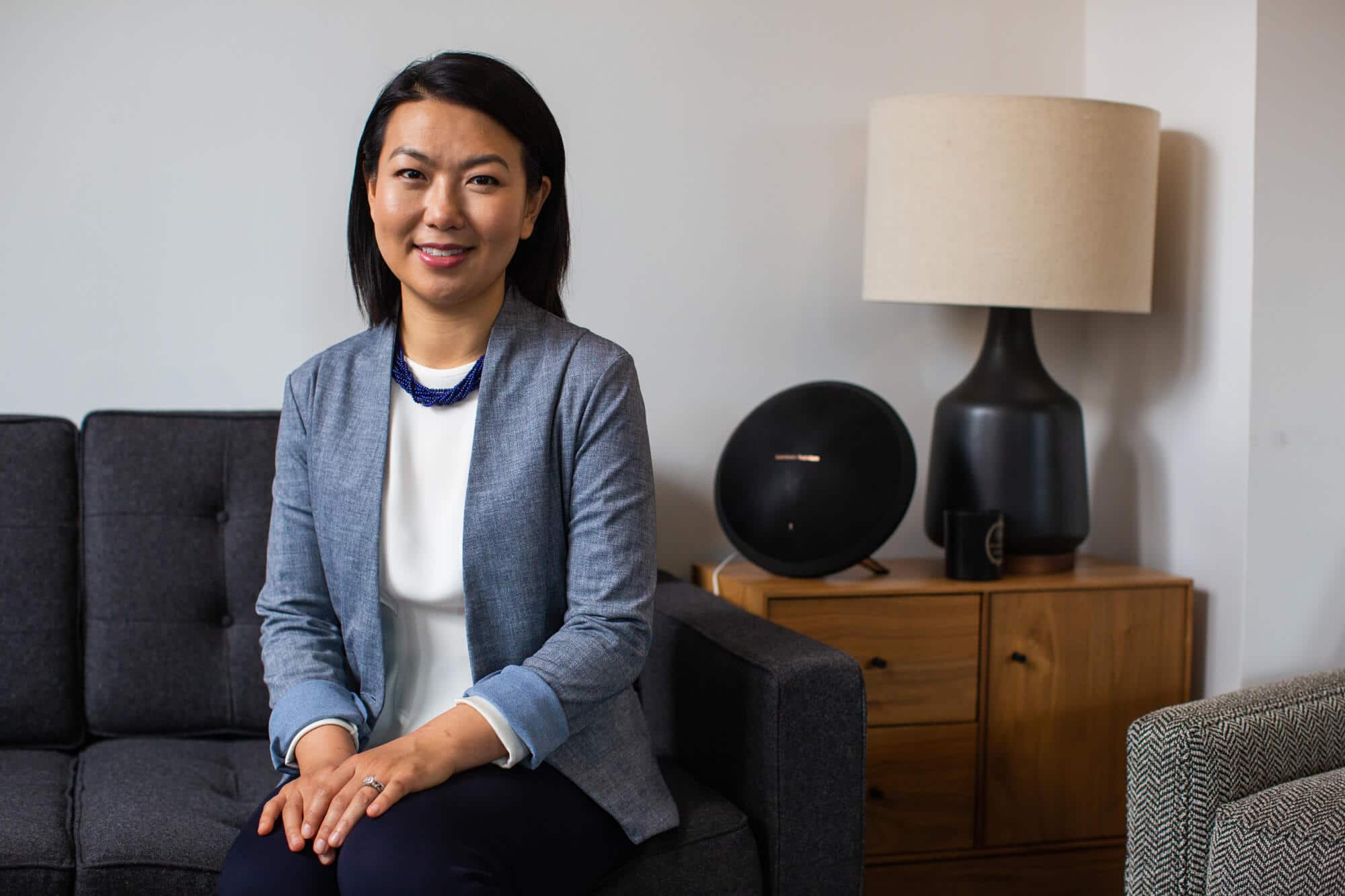 Jenny Yip in the Adjuvant Capital office.