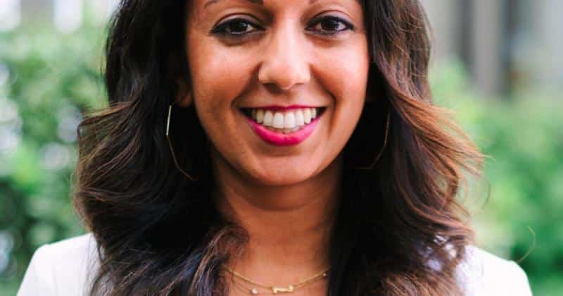 Neha Agarwal in the Adjuvant Capital office.